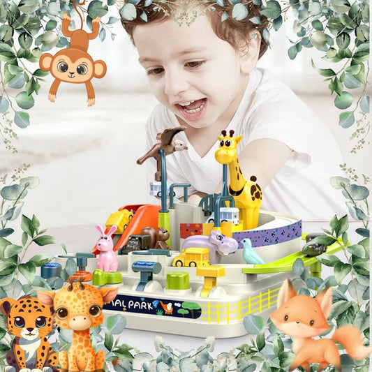 circuit-voiture-montessori-animaux